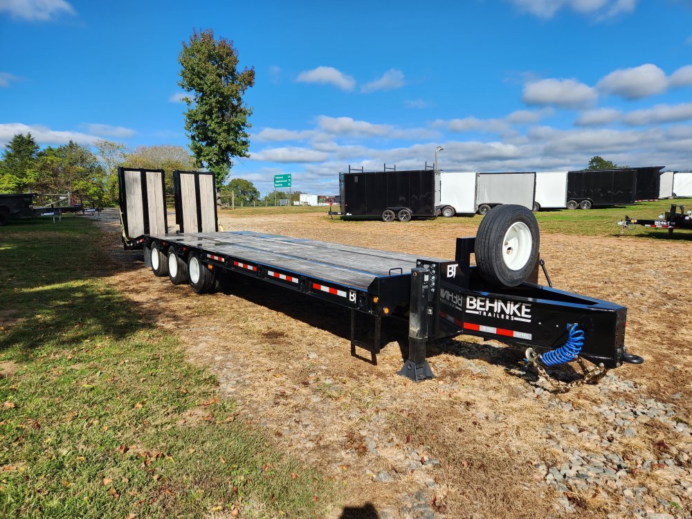 2026 Behnke 102x33 50k Super Duty Flatbed "Paver" Special w/ Bi-fold Ramps