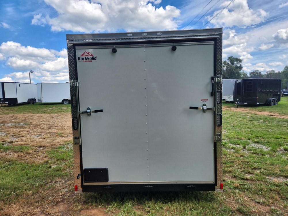 2026 Rock Solid Cargo 7X14 7K Enclosed w/ 7' Interior, Polycore Upgrade, Semi-Screwless Upgrade and 