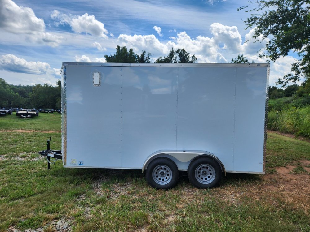 2026 Rock Solid Cargo 7X14 7K Enclosed w/ 7' Interior, Polycore Upgrade, Semi-Screwless Upgrade and 