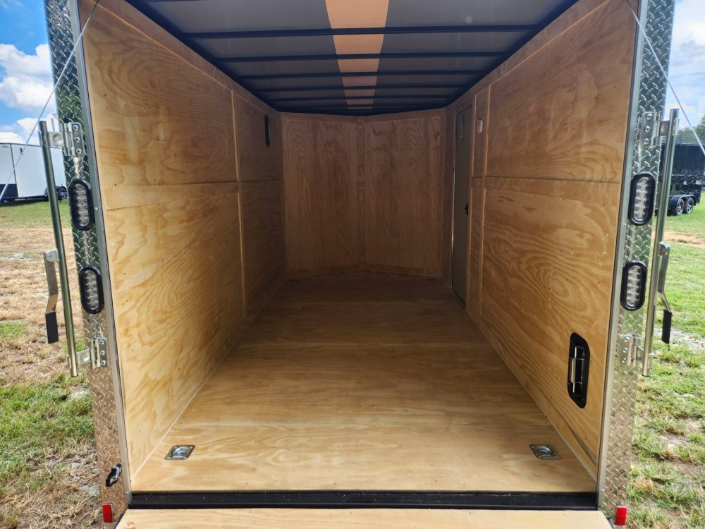 2026 Rock Solid Cargo 7X14 7K Enclosed w/ 7' Interior, Polycore Upgrade, Semi-Screwless Upgrade and 