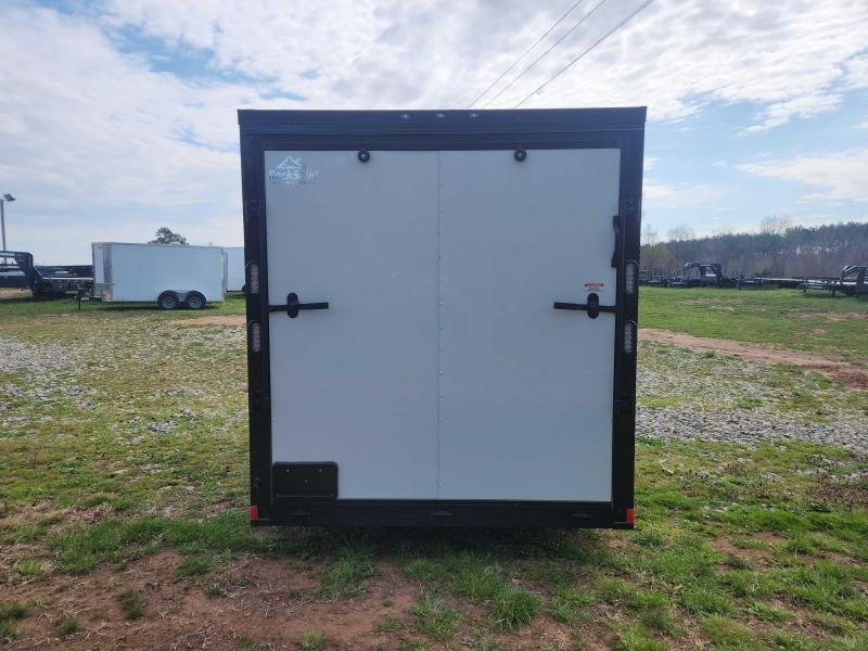 2026 Rock Solid Cargo 7x14 7k Enclosed w/ Blackout Package, 7' Interior, Polycore Metal and Semi-Scr