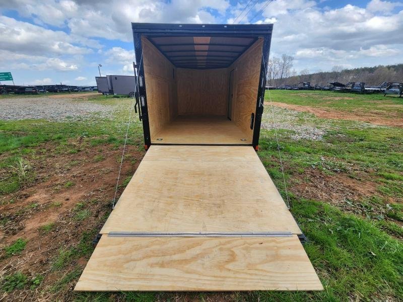 2026 Rock Solid Cargo 7x14 7k Enclosed w/ Blackout Package, 7' Interior, Polycore Metal and Semi-Scr