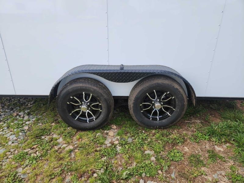 2026 Rock Solid Cargo 7x14 7k Enclosed w/ Blackout Package, 7' Interior, Polycore Metal and Semi-Scr