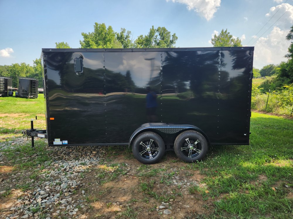 2025 Rock Solid Cargo 7x14 7k Enclosed w/ Blackout Special Package, Polycore (.080) Upgrade and Semi