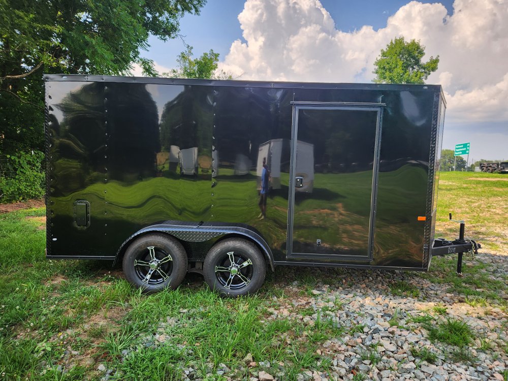 2025 Rock Solid Cargo 7x14 7k Enclosed w/ Blackout Special Package, Polycore (.080) Upgrade and Semi