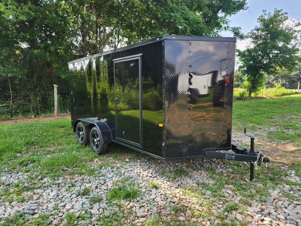2025 Rock Solid Cargo 7x14 7k Enclosed w/ Blackout Special Package, Polycore (.080) Upgrade and Semi