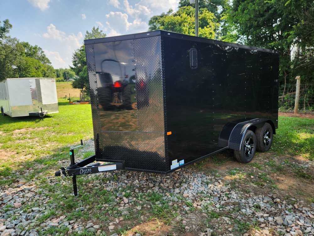 2025 Rock Solid Cargo 7x14 7k Enclosed w/ Blackout Special Package, Polycore (.080) Upgrade and Semi