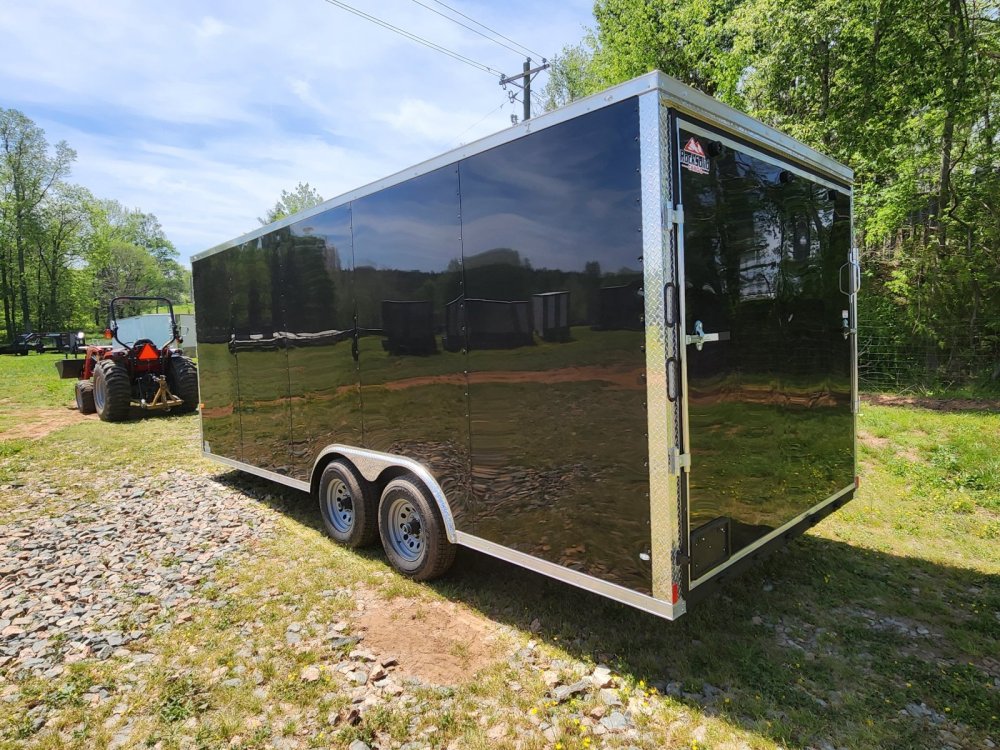 2026 Rock Solid Cargo 8.5x20 10k Enclosed w/ Polycore Metal, Semi-Screwless Upgrade and 7' Interior