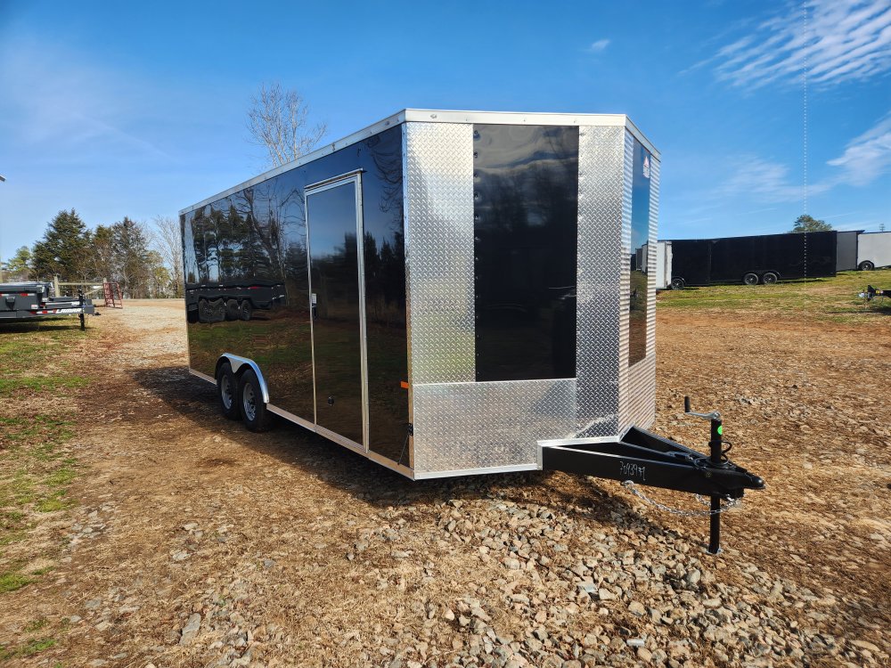 2026 Rock Solid Cargo 8.5x20 10k Enclosed w/ Polycore Metal, Semi-Screwless Upgrade and 7' Interior