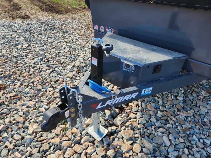 2026 Lamar 5x10 7k Single Axle Dump w/ Spreader Gate and 18" Sides