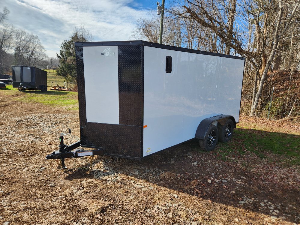 2026 Rock Solid Cargo 7x14 7k Enclosed w/ Blackout Package, Polycore Metal, and Semi-Screwless Upgra