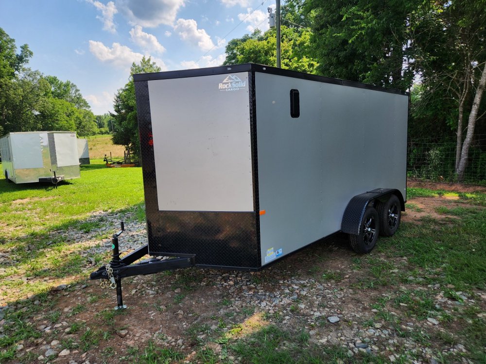 2025 Rock Solid Cargo 7x14 7k Enclosed w/ Blackout Special Package, Polycore (.080) Upgrade and Semi