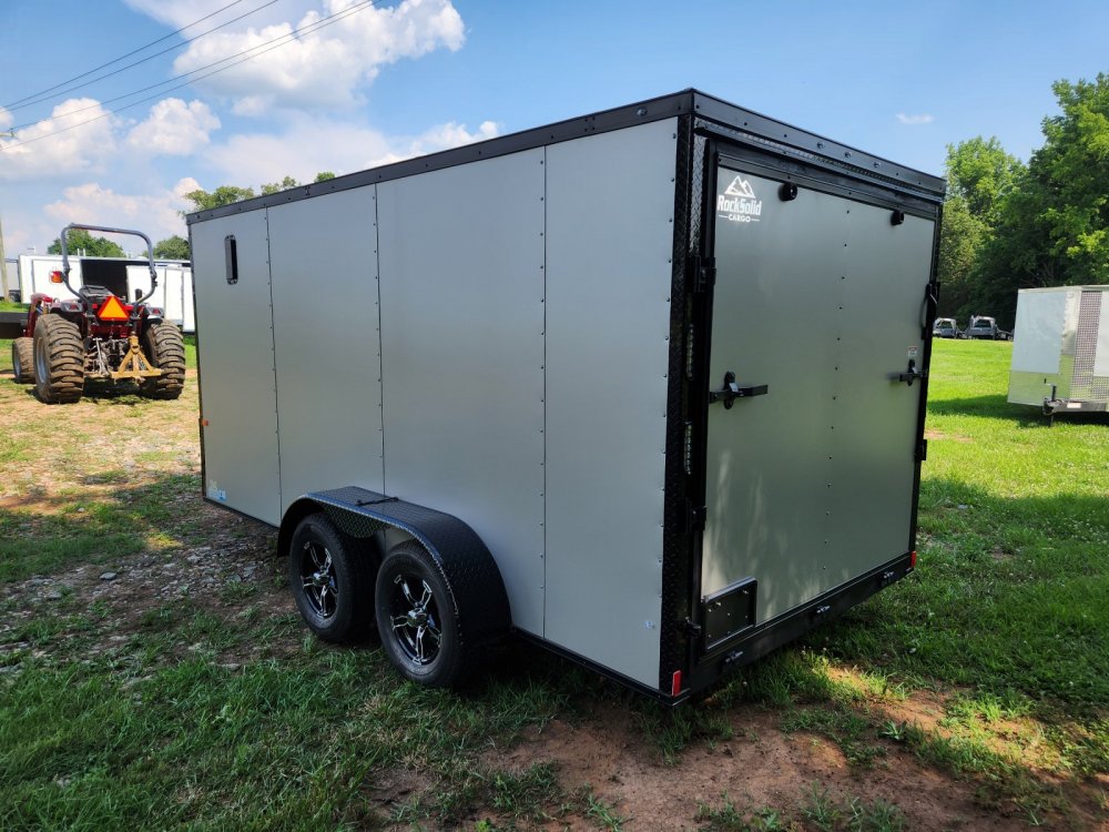 2025 Rock Solid Cargo 7x14 7k Enclosed w/ Blackout Special Package, Polycore (.080) Upgrade and Semi