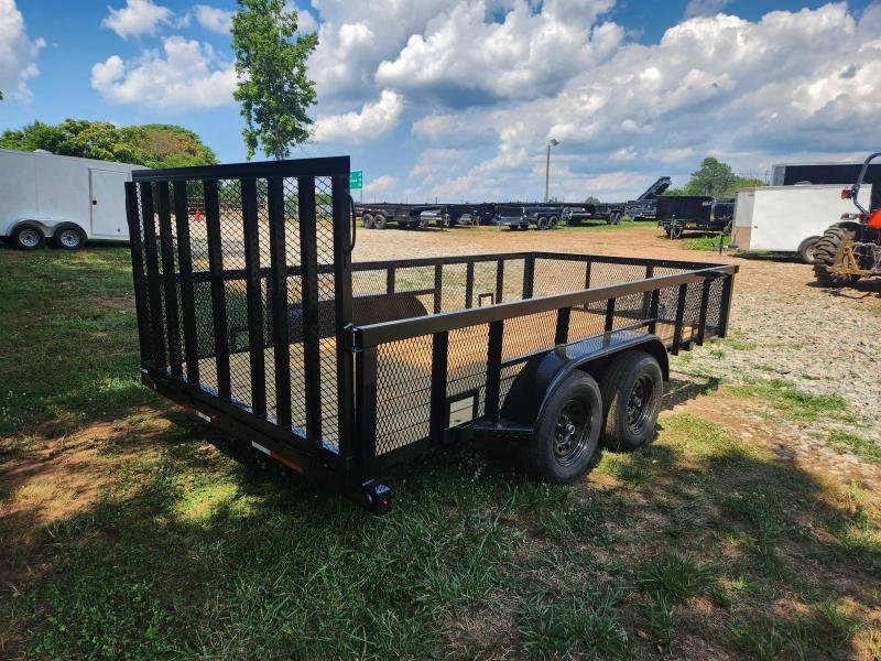 2026 Caliber 7x14 7k Utility w/ 2' Mesh Sides