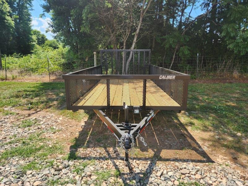 2026 Caliber 7x14 7k Utility w/ 2' Mesh Sides