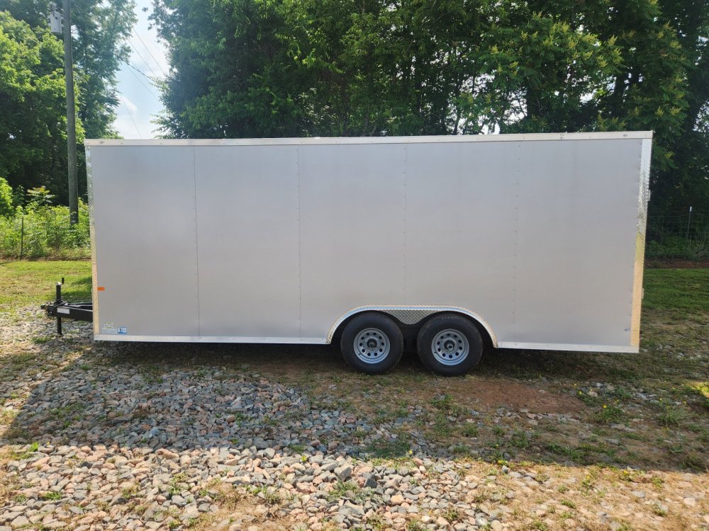 2026 Rock Solid Cargo 8.5x20 10k Enclosed w/ Polycore Metal Upgrade, Semi-Screwless Upgrade and 7' I