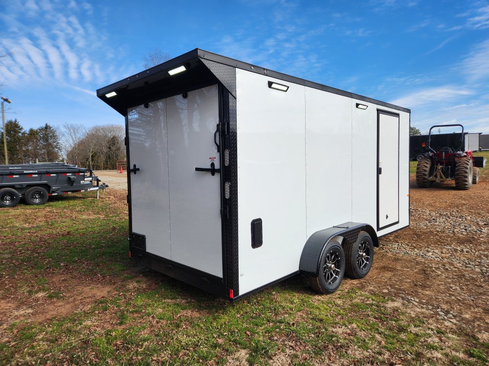 2026 Rock Solid Cargo 7x16 7k Enclosed w/ Blackout Special Package, 7' Interior Height, (.080) Polyc