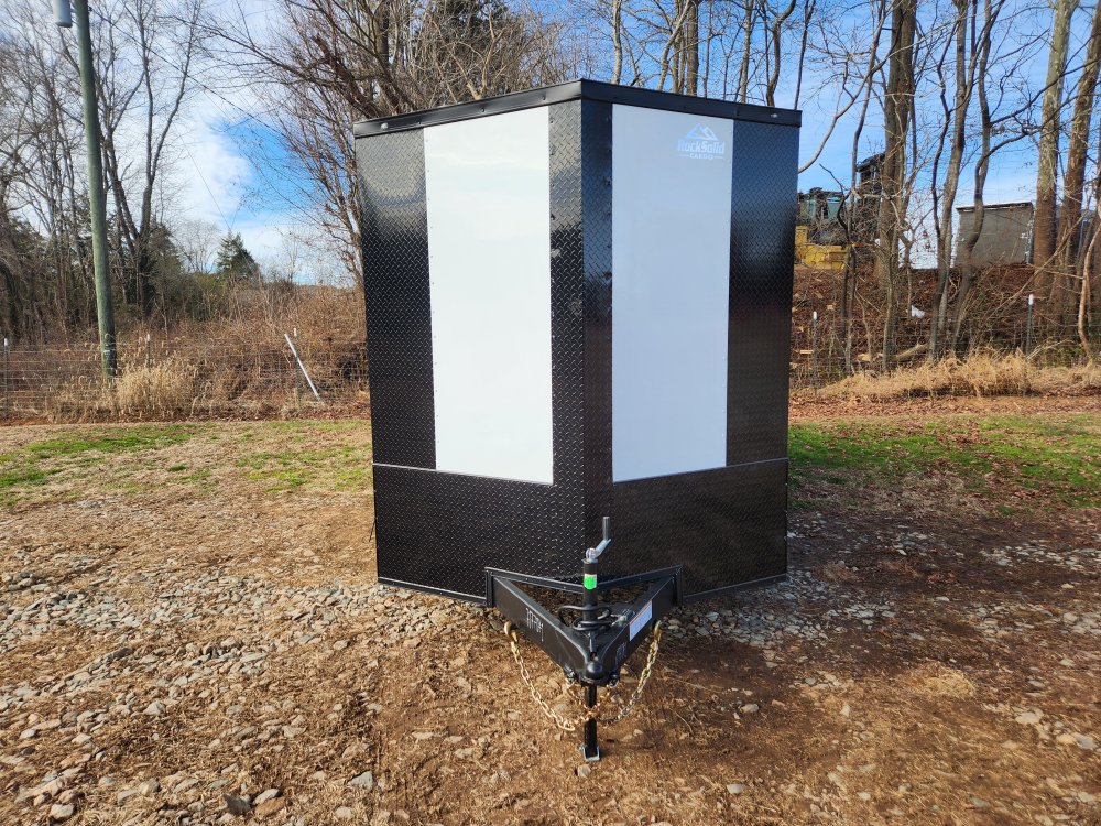 2026 Rock Solid Cargo 7x16 7k Enclosed w/ Blackout Special Package, 7' Interior Height, (.080) Polyc