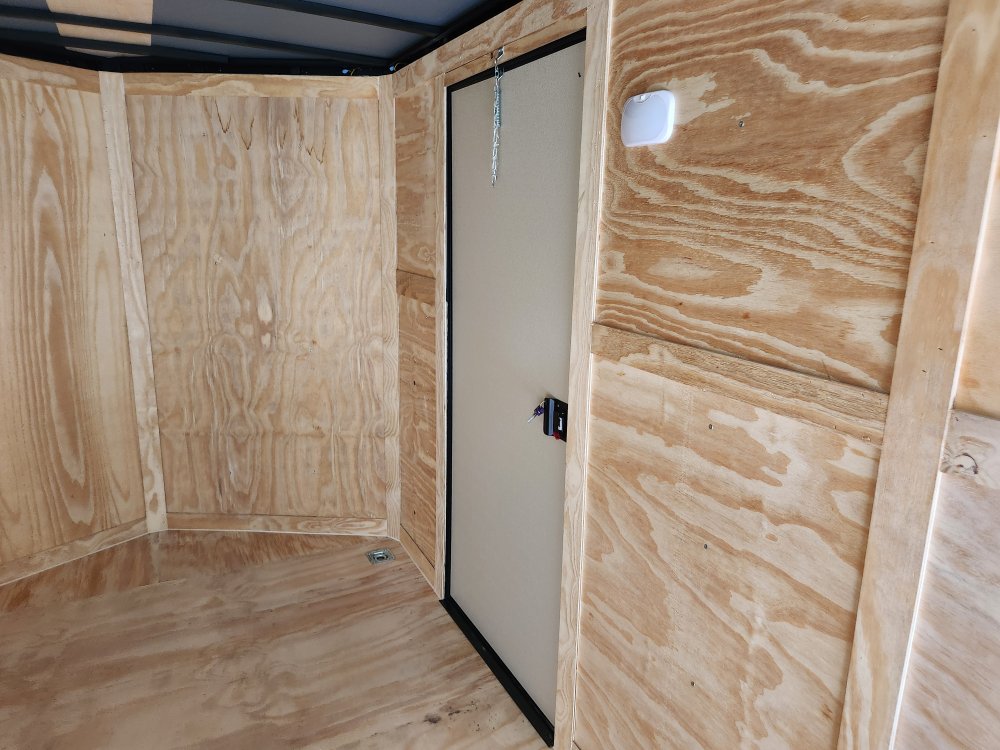 2026 Rock Solid Cargo 7x16 7k Enclosed w/ Blackout Special Package, (.080) Polycore Metal Upgrade an