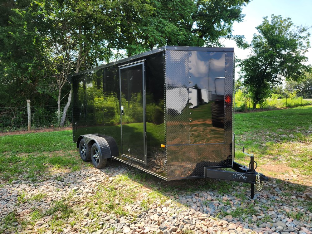 2026 Rock Solid Cargo 7x16 7k Enclosed w/ Blackout Special Package, (.080) Polycore Metal Upgrade an