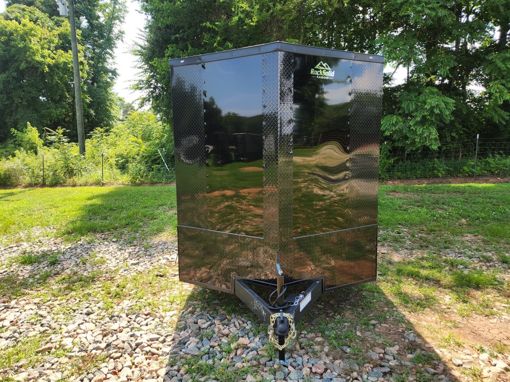 2026 Rock Solid Cargo 7x16 7k Enclosed w/ Blackout Special Package, (.080) Polycore Metal Upgrade an