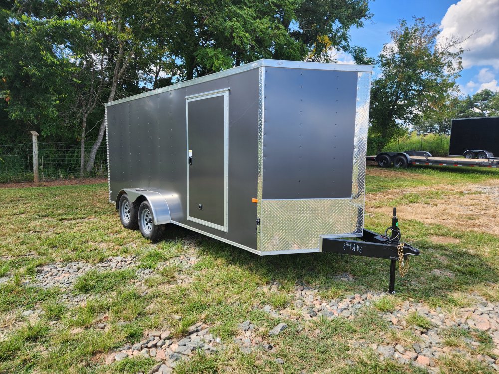 2026 Rock Solid Cargo 7x16 7k Enclosed w/ Polycore (.080) Metal Upgrade