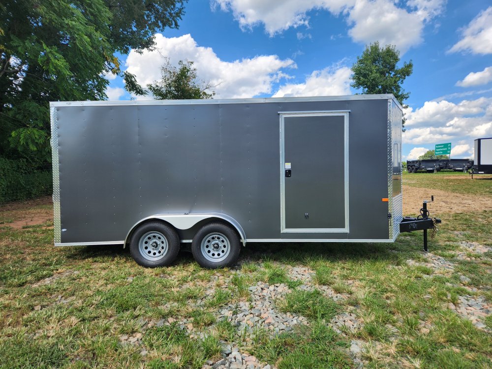 2026 Rock Solid Cargo 7x16 7k Enclosed w/ Polycore (.080) Metal Upgrade