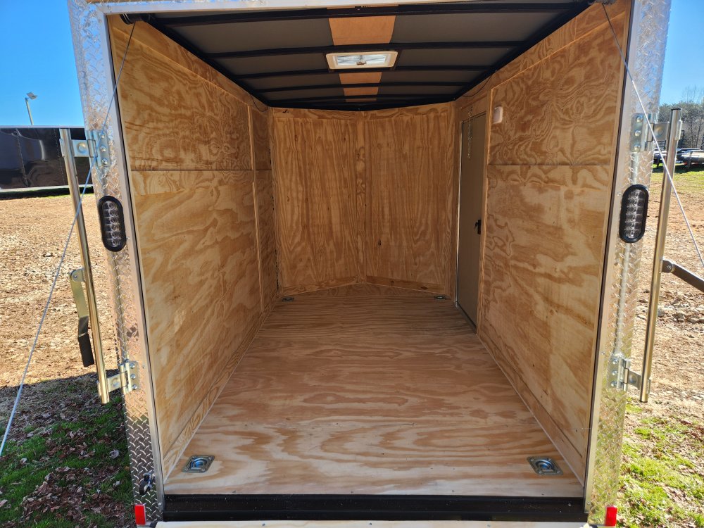 2026 Rock Solid Cargo 6 x 10 Single Axle Enclosed w/ Polycore Metal Upgrade and Semi-Screwless Upgra