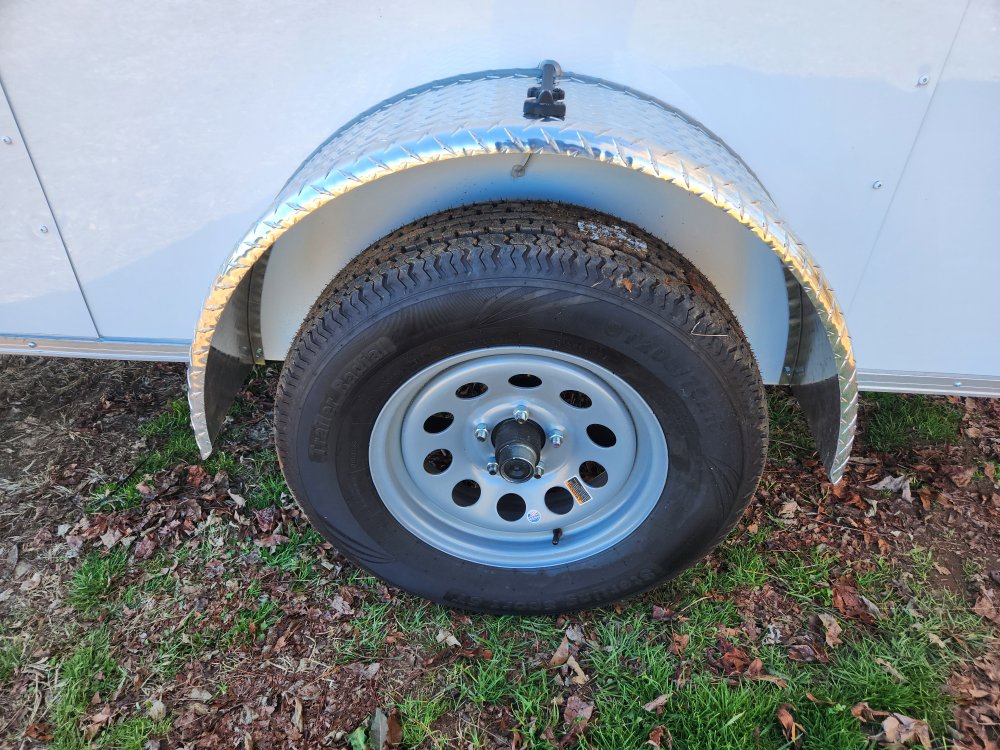 2026 Rock Solid Cargo 6 x 10 Single Axle Enclosed w/ Polycore Metal Upgrade and Semi-Screwless Upgra