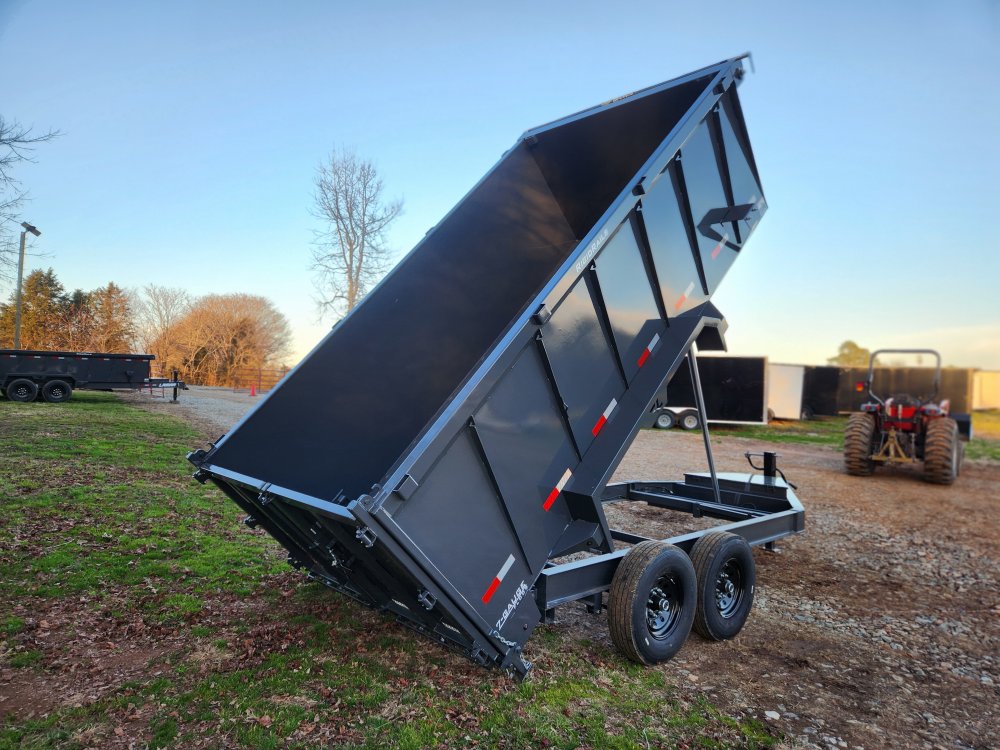 2026 Lamar 7x14 14k Telescopic Dump w/ Upgraded Tires and 48" Sides