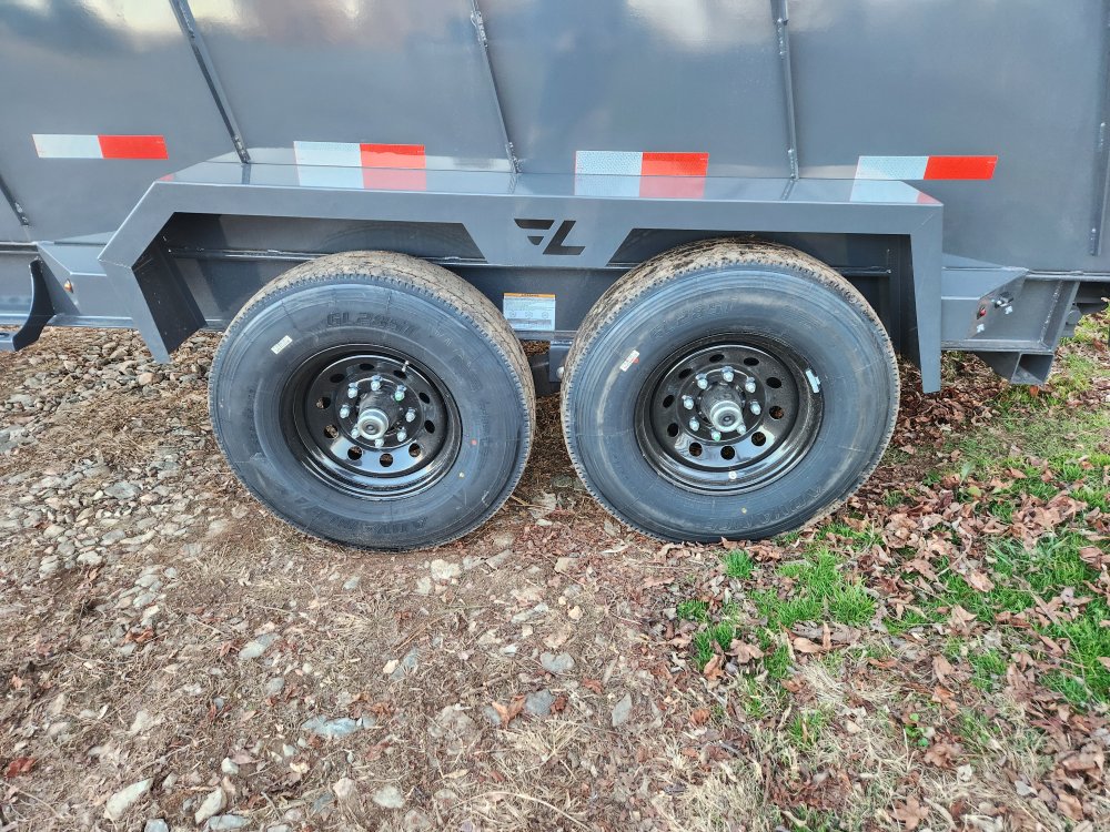 2026 Lamar 7x14 14k Telescopic Dump w/ Upgraded Tires and 48" Sides