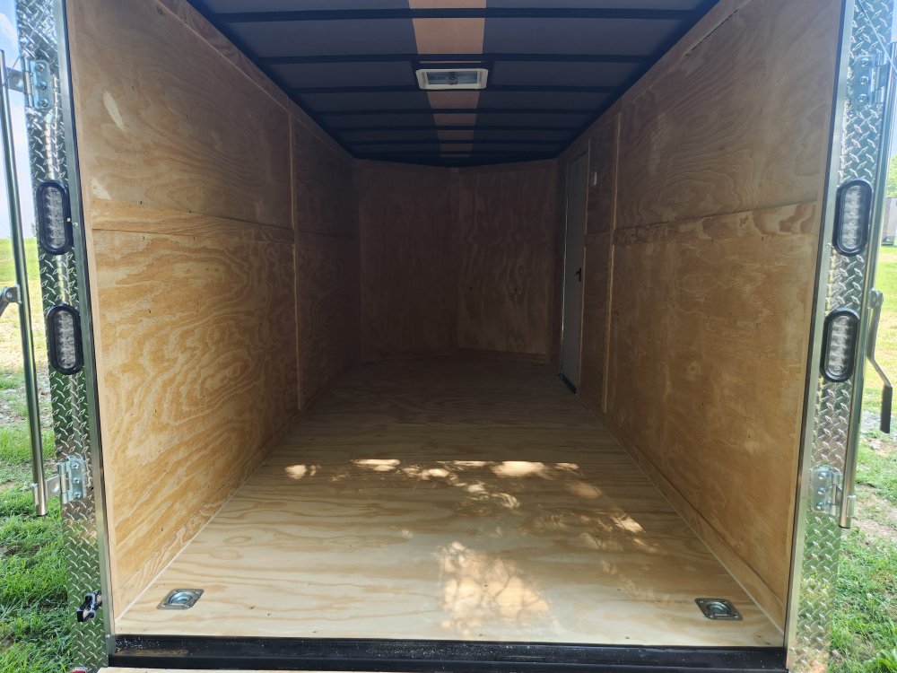 2026 Rock Solid Cargo 7x16 7k Enclosed w/ Polycore Upgrade, Semi-Screwless Upgrade and 7' Interior