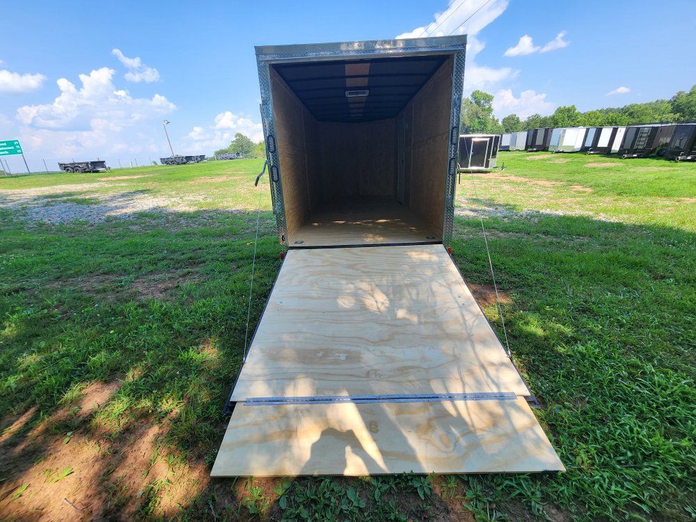 2026 Rock Solid Cargo 7x16 7k Enclosed w/ Polycore Upgrade, Semi-Screwless Upgrade and 7' Interior