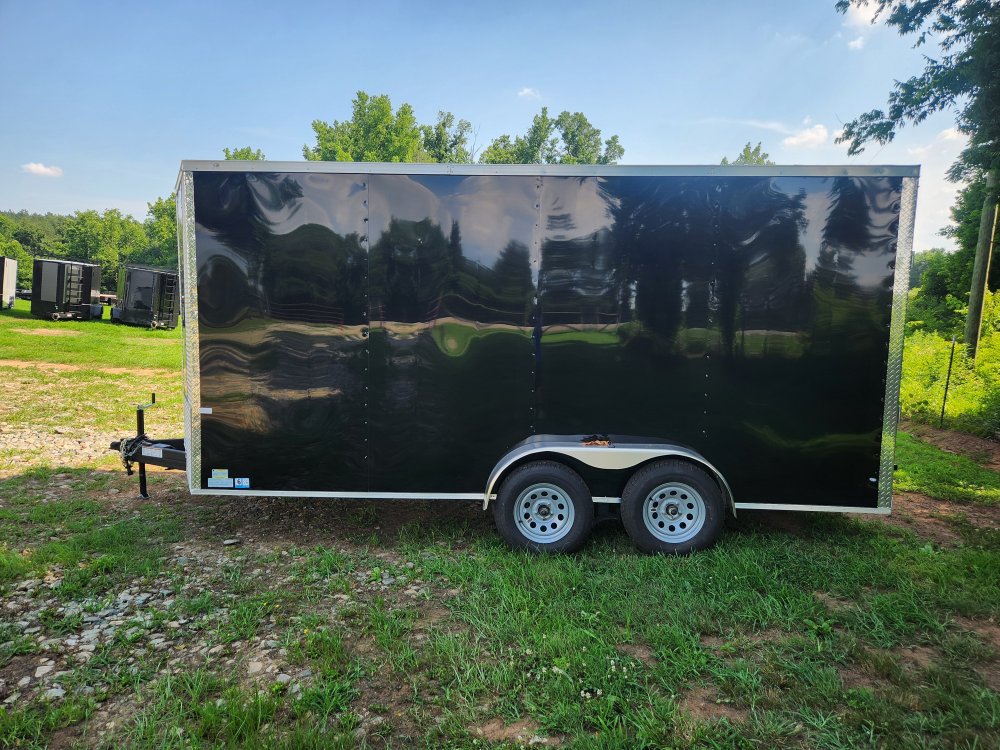 2026 Rock Solid Cargo 7x16 7k Enclosed w/ Polycore Upgrade, Semi-Screwless Upgrade and 7' Interior