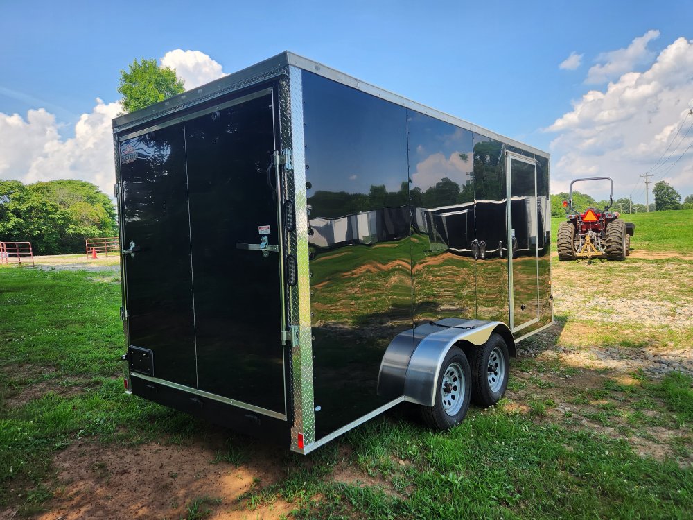 2026 Rock Solid Cargo 7x16 7k Enclosed w/ Polycore Upgrade, Semi-Screwless Upgrade and 7' Interior
