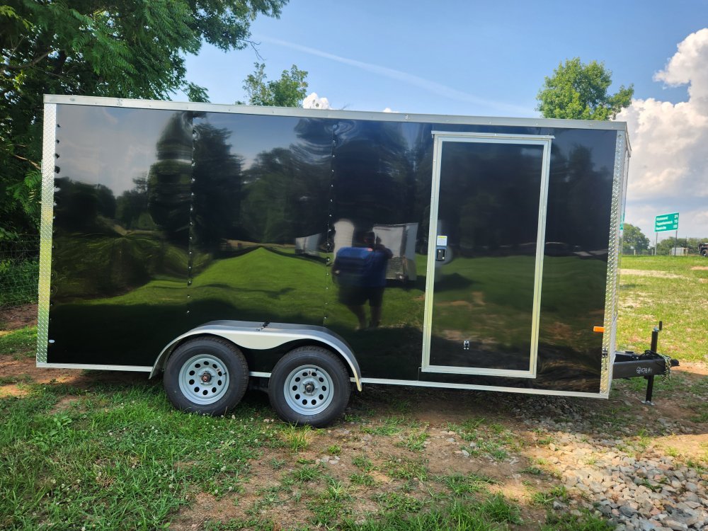 2026 Rock Solid Cargo 7x16 7k Enclosed w/ Polycore Upgrade, Semi-Screwless Upgrade and 7' Interior