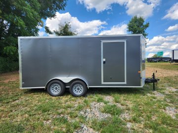 2026 Rock Solid Cargo 7x16 7k Enclosed w/ Polycore (.080) Metal Upgrade