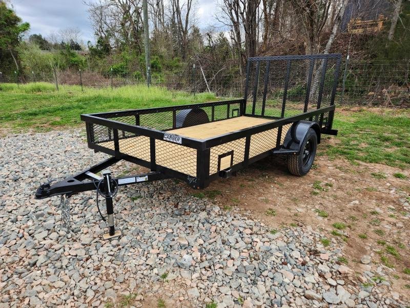 2026 Caliber 6x12 Single Axle Utility w/ 1' Mesh Sides