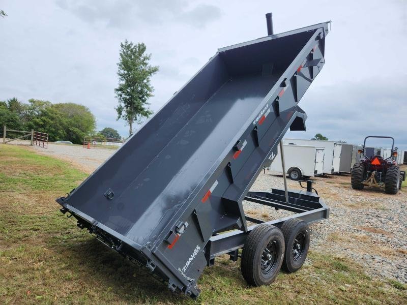 2026 Lamar 7x14 14k Telescopic Dump w/ Upgraded Tires and 24" Sides