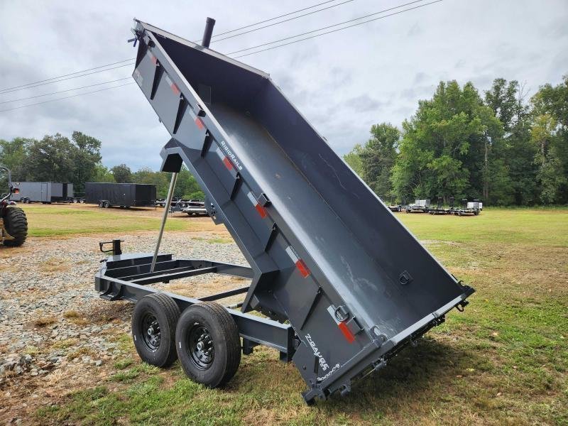 2026 Lamar 7x14 14k Telescopic Dump w/ Upgraded Tires and 24" Sides