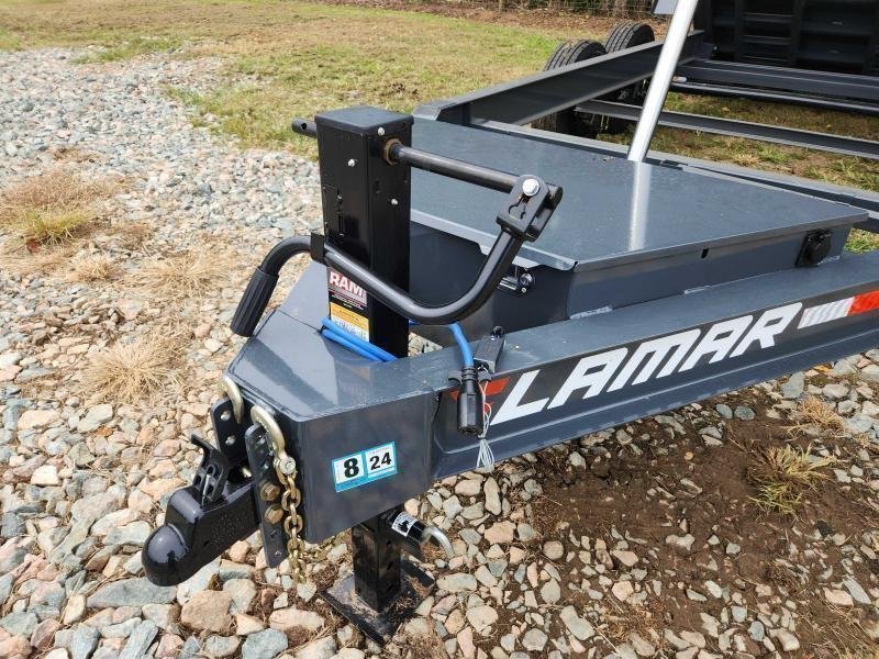 2026 Lamar 7x14 14k Telescopic Dump w/ Upgraded Tires and 24" Sides