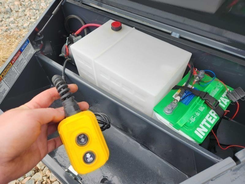 2026 Lamar 7x14 14k Telescopic Dump w/ Upgraded Tires and 24" Sides