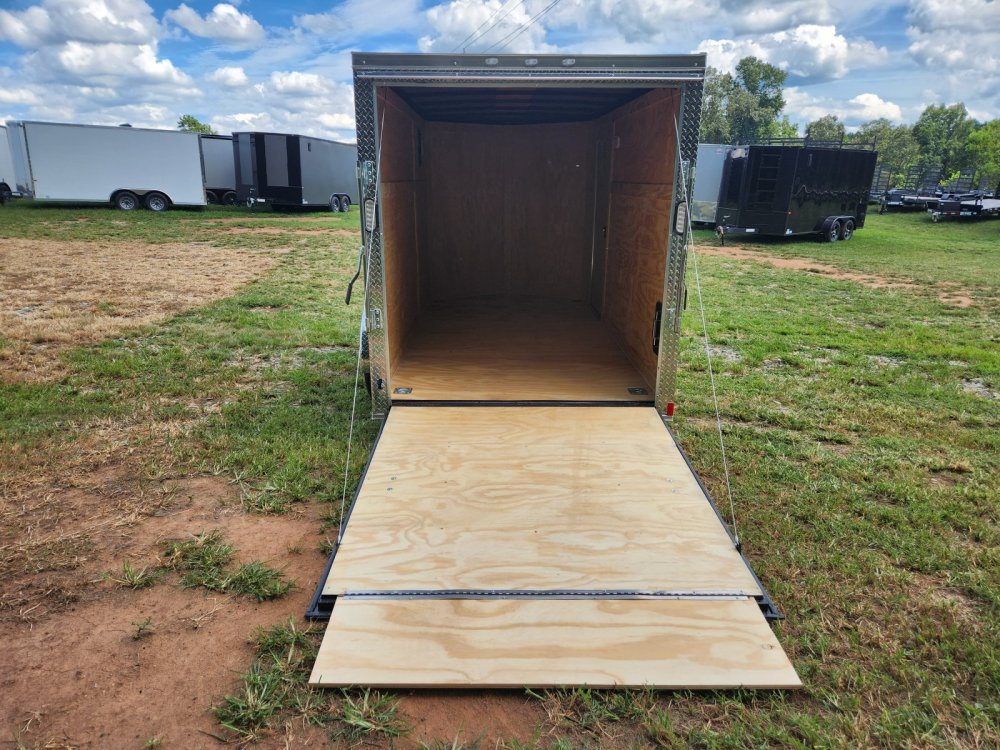 2026 Rock Solid Cargo 6X12 Single Axle Enclosed w/ Polycore Upgrade and Side Vents