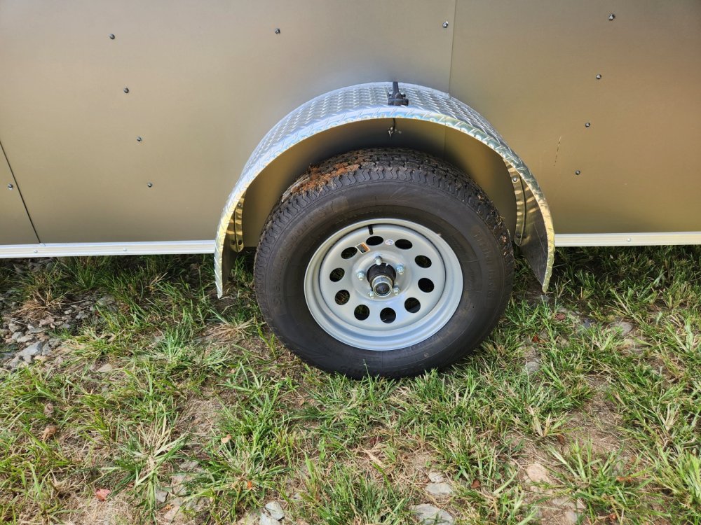 2026 Rock Solid Cargo 6X12 Single Axle Enclosed w/ Polycore Upgrade and Side Vents