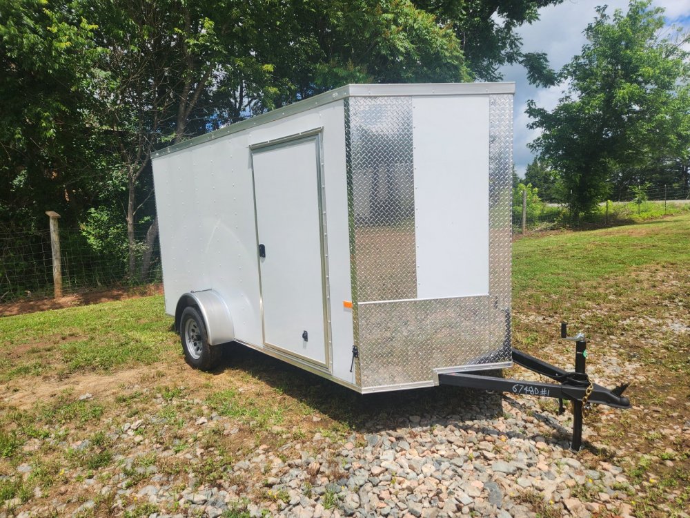 2026 Rock Solid Cargo 6x12 Single Axle Enclosed w/ Polycore Metal Upgrade