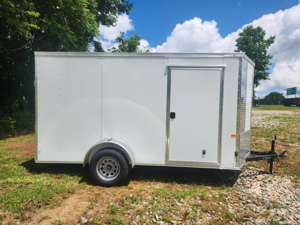 2026 Rock Solid Cargo 6x12 Single Axle Enclosed w/ Polycore Metal Upgrade
