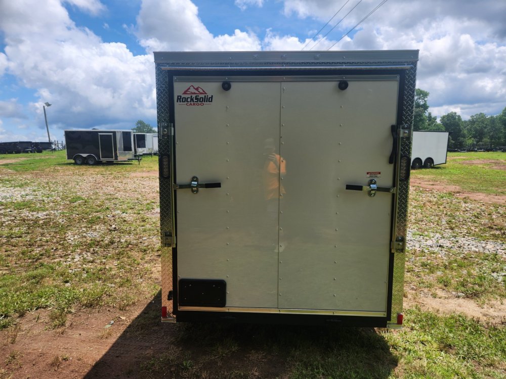 2026 Rock Solid Cargo 6x12 Single Axle Enclosed w/ Polycore Metal Upgrade