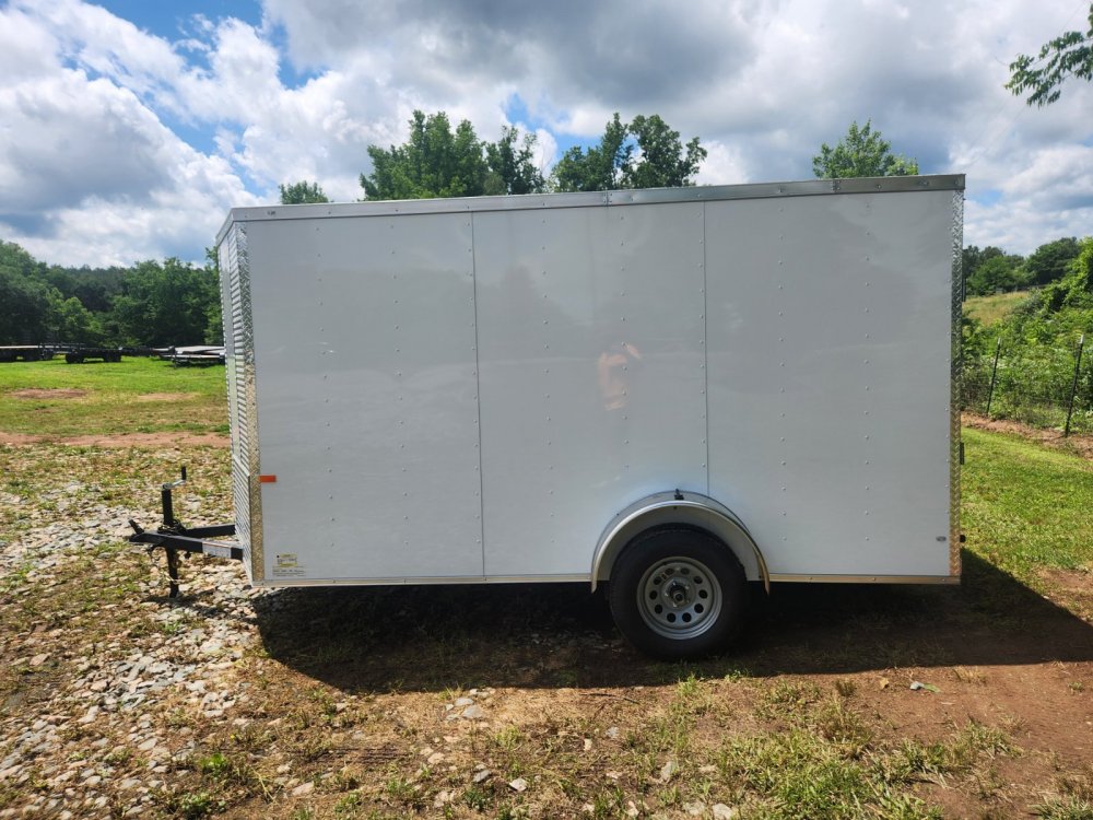 2026 Rock Solid Cargo 6x12 Single Axle Enclosed w/ Polycore Metal Upgrade