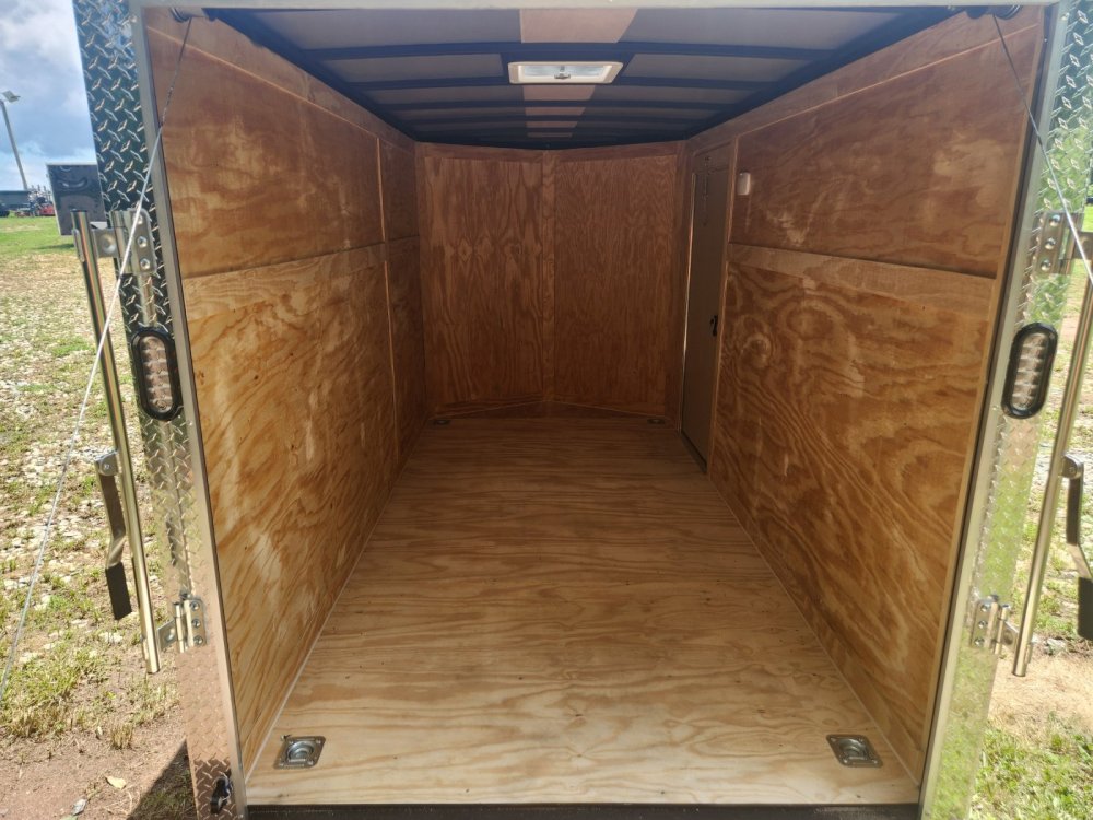 2026 Rock Solid Cargo 6x12 Single Axle Enclosed w/ Polycore Metal Upgrade