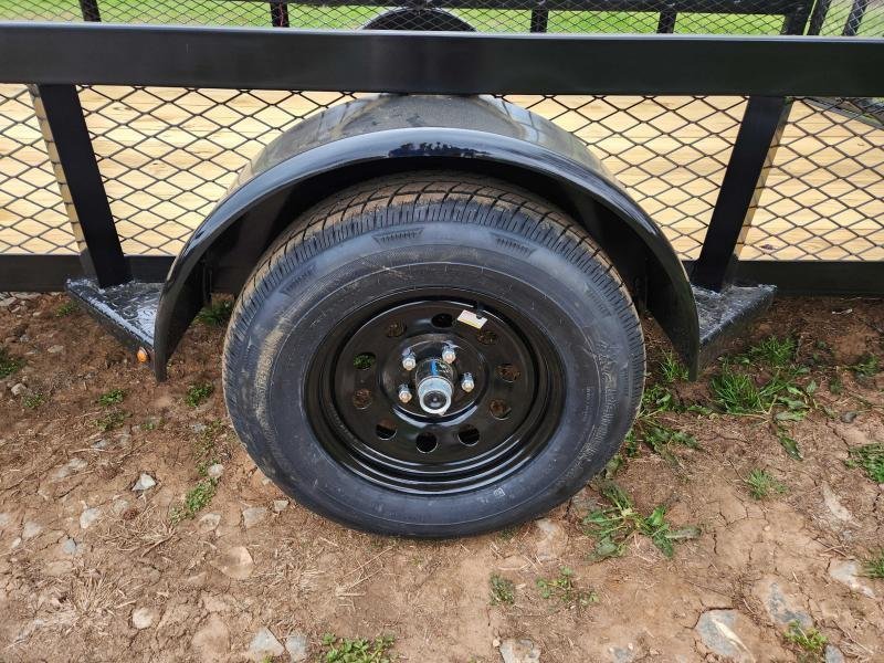 2026 Caliber 6x12 Single Axle Utility w/ 1' Mesh Sides